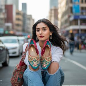 How to Style Ethnic Juttis with Western Outfits – A Fashion Guide