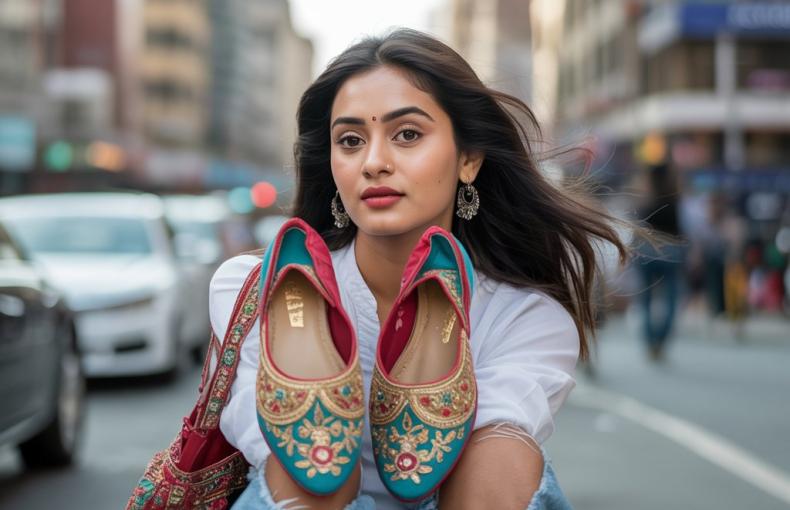 How to Style Ethnic Juttis with Western Outfits – A Fashion Guide