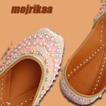 Handcrafted Pearl Juttis for Women